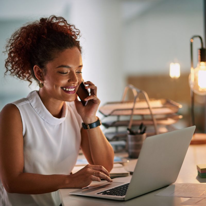 businesswoman-taking-phone-call