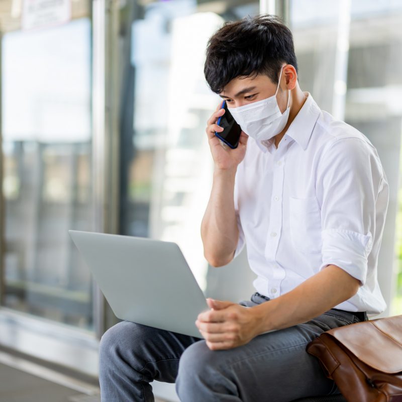 man-working-outdoors