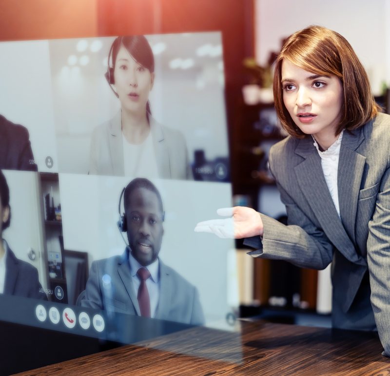 woman-conducting-video-conference